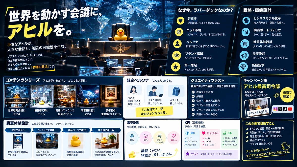 世界を動かす会議に、アヒルを。 | LAB LAB LAB