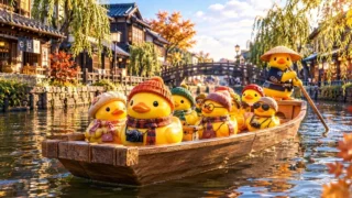 千葉県の佐原に似た場所が、アヒルの世界にもあるみたい